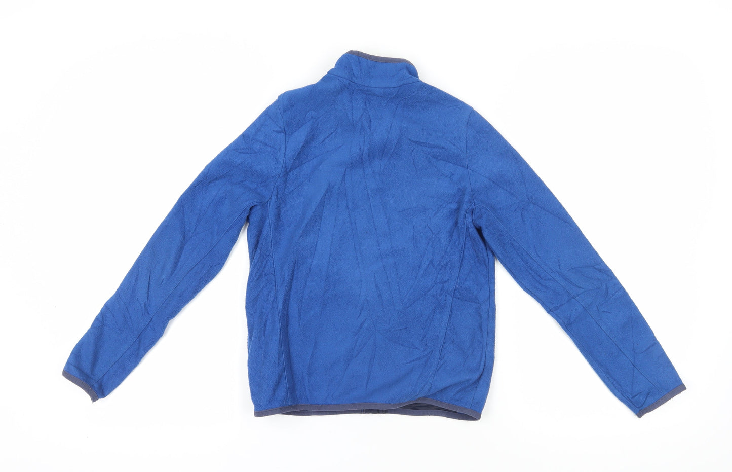 Decathlon Boys Blue Polyester Jacket 10-11Y - Full Zip Winter Casual
