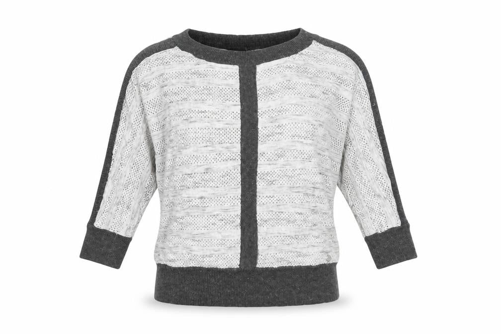 Firetrap Women's Grey Open-Knit Cardigan XS Casual
