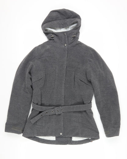 Tenson Women's Grey Parka Jacket Waterproof Size 6