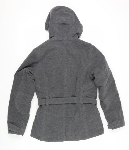 Tenson Women's Grey Parka Jacket Waterproof Size 6