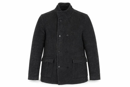 Austin Reed Men's Black Wool Pea Coat - Medium