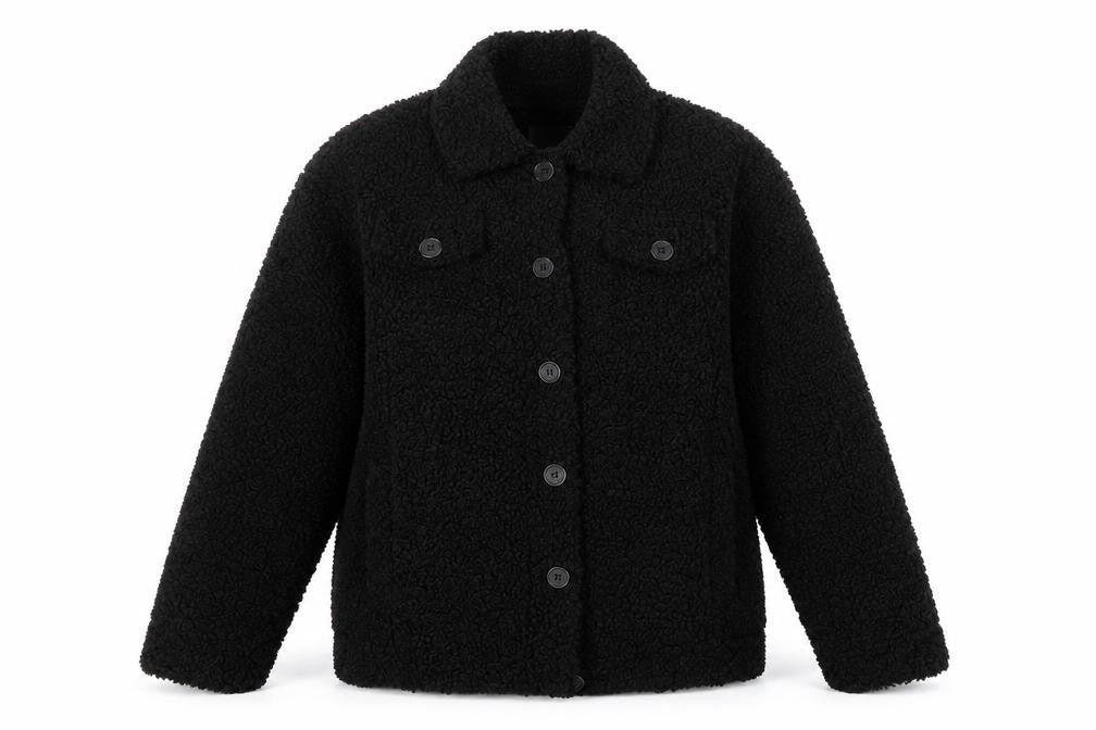 Urbancode London Women's Black Jacket L, Mid-Length Casual