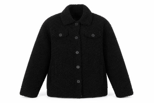 Urbancode London Women's Black Jacket L, Mid-Length Casual