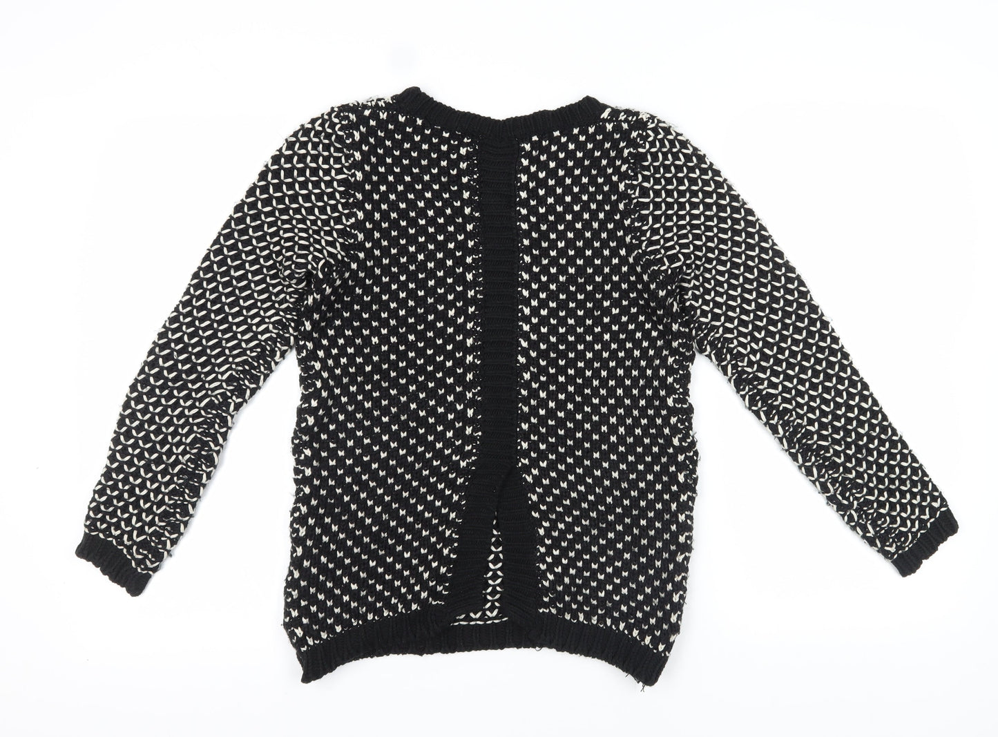 Sweewë Women's Black Chunky Pullover Jumper S/M