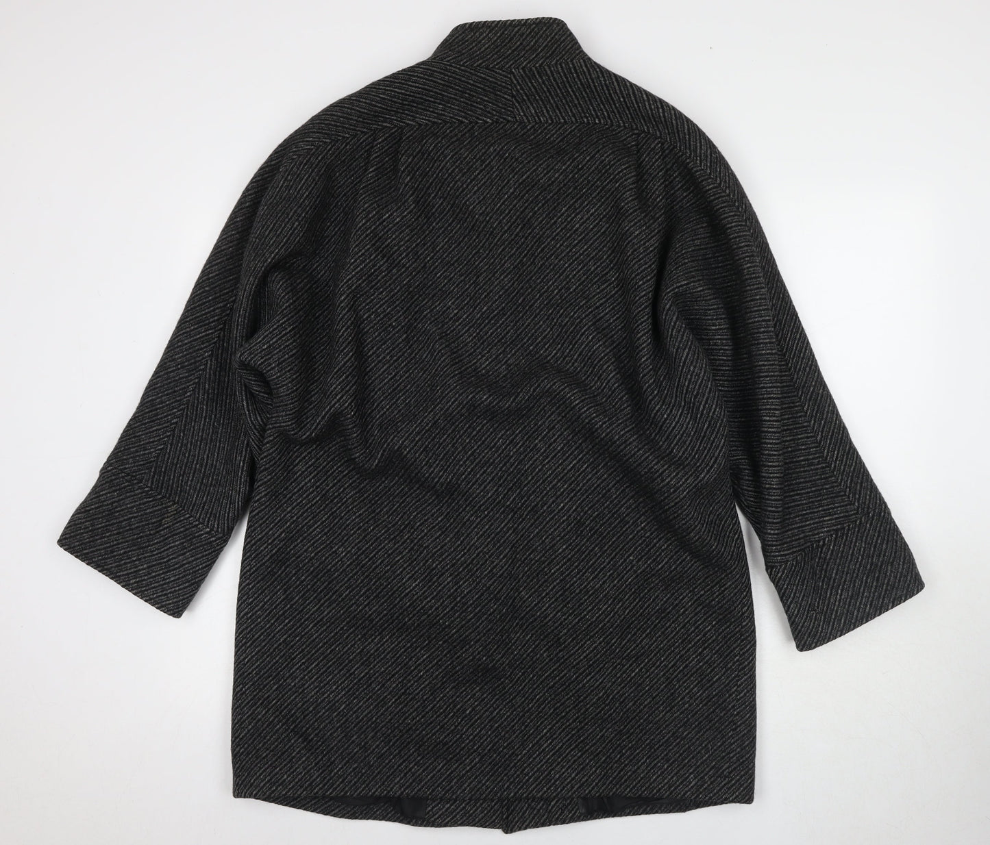 Marks and Spencer Women's Black Mid-Length Coat Size 12-14