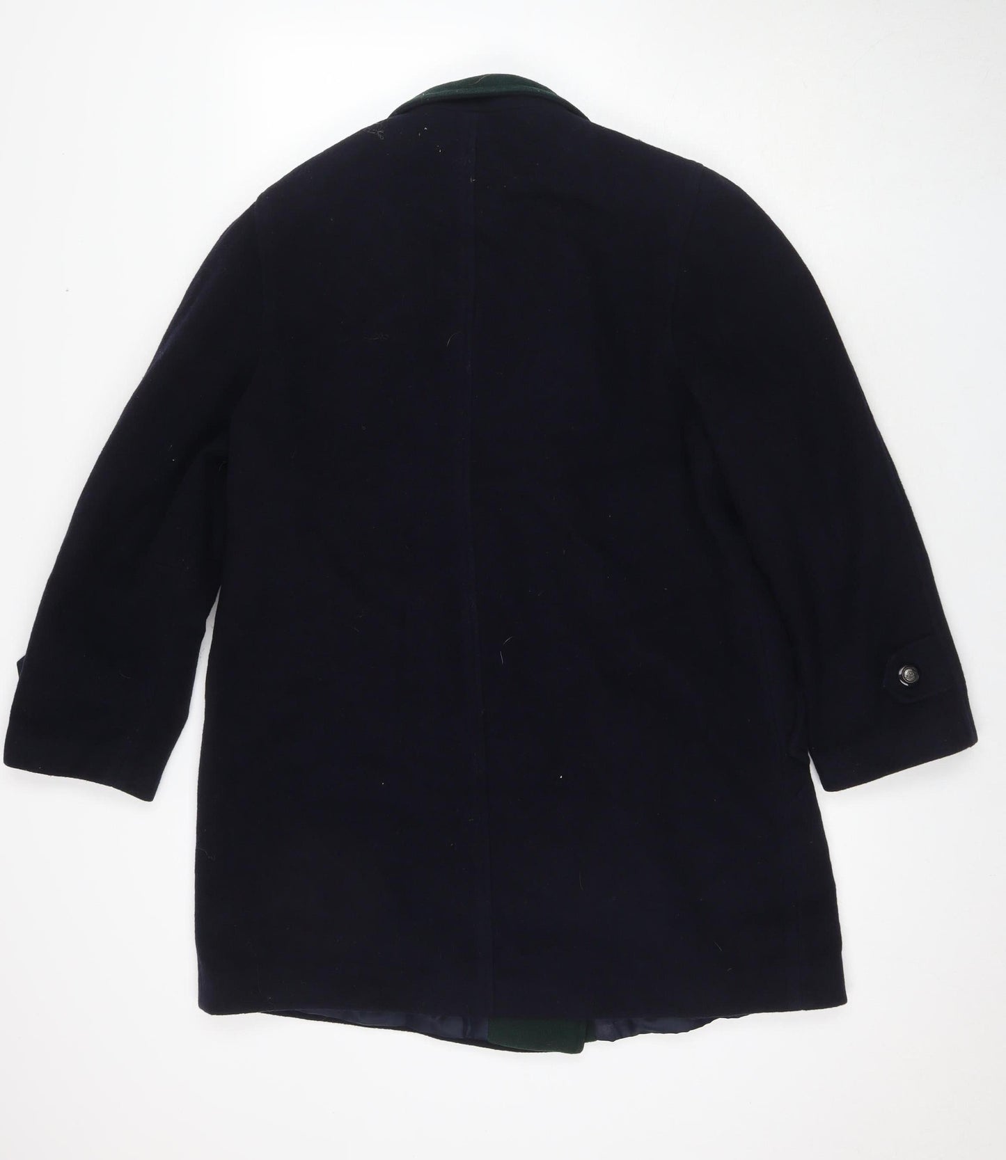 Nuage Women's Black Wool Cashmere Pea Coat Size 12