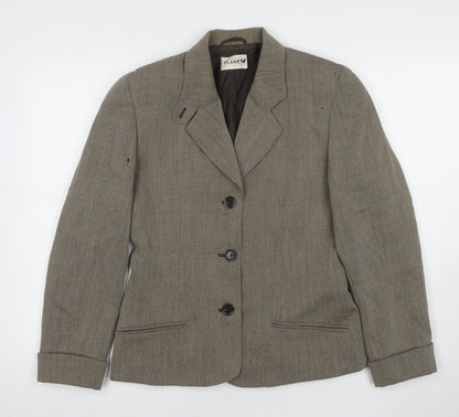 Planet Women's Grey Suit Jacket Size 10 Classic Style