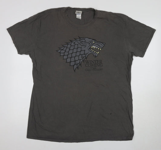 Gildan Unisex Adults Black 2XL T-Shirt Game of Thrones