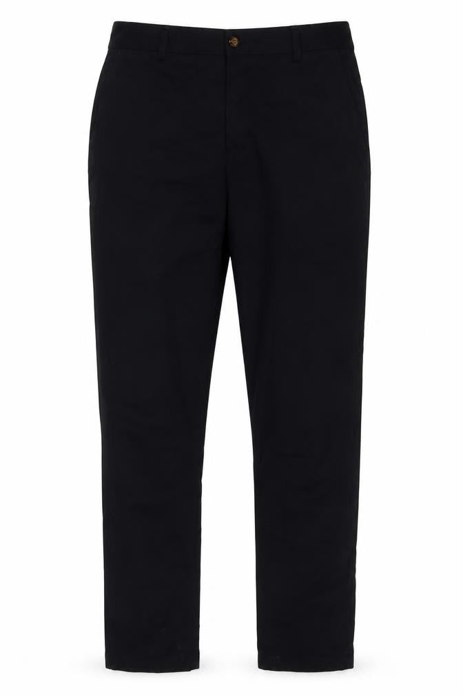 Hobbs Black Slim Chino Trousers, Size S, Unisex