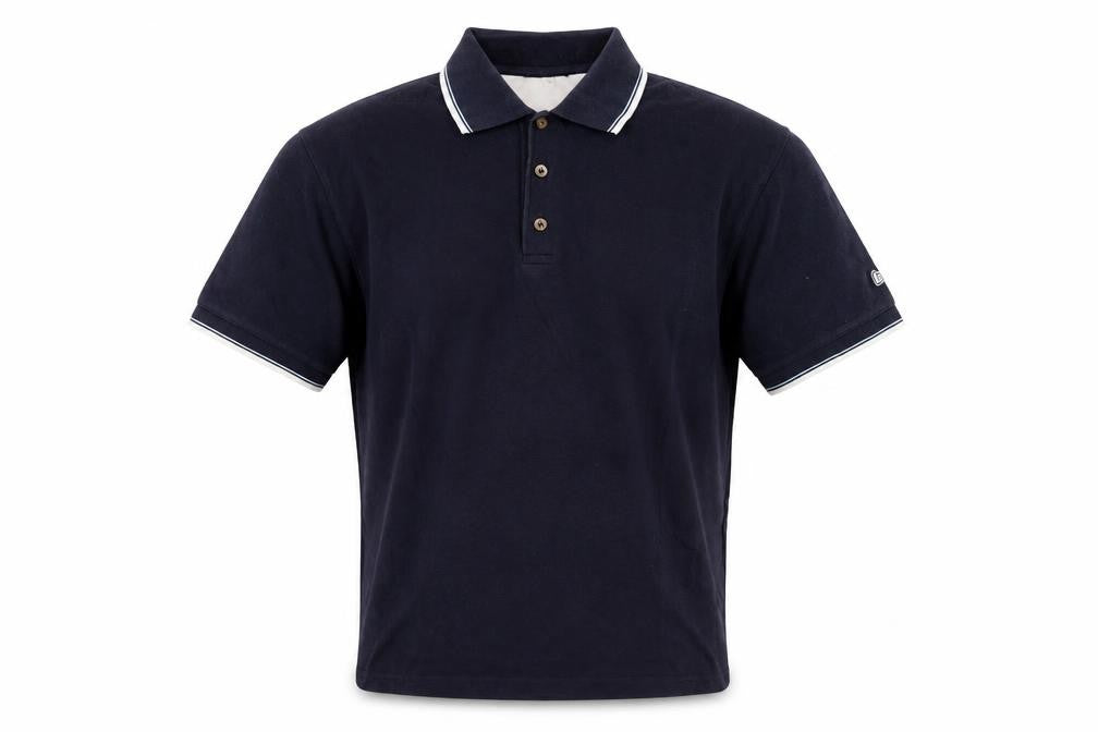 Lee Cooper Men's Black Polo Shirt, M, Casual Button-Down