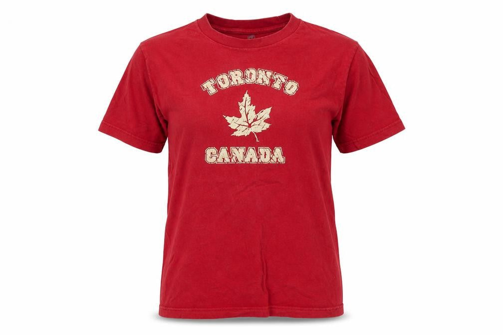 Gildan Unisex Red Basic Cotton T-Shirt Size S