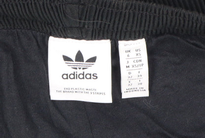 Brand and care label for Adidas Women's Black Jogger Trousers XS