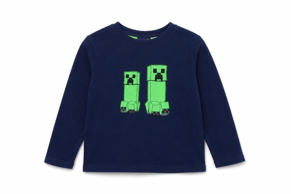 Minecraft Boys Blue Pullover Sweatshirt 9-10 Years