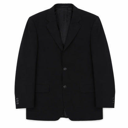 Farah Men's Black Blazer, Size 38, Long, Two-Button