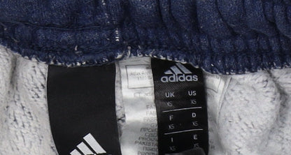 Adidas Womens Blue Jogger XS with Elastic Waist