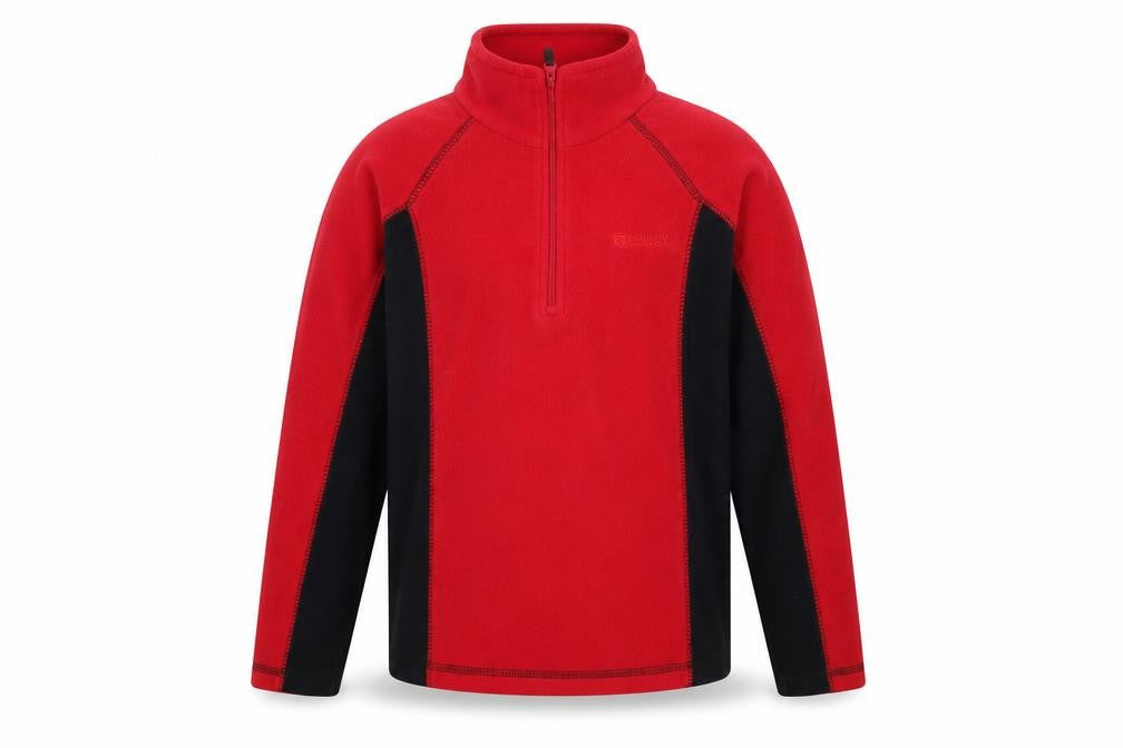 Mountain Warehouse Boys Red Fleece Zip Sweatshirt 9-10 Years Outdoor
