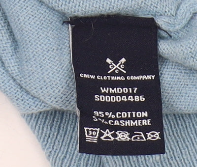 Brand and care label for Crew Clothing Blue Jumper, size 12, Crew Neck