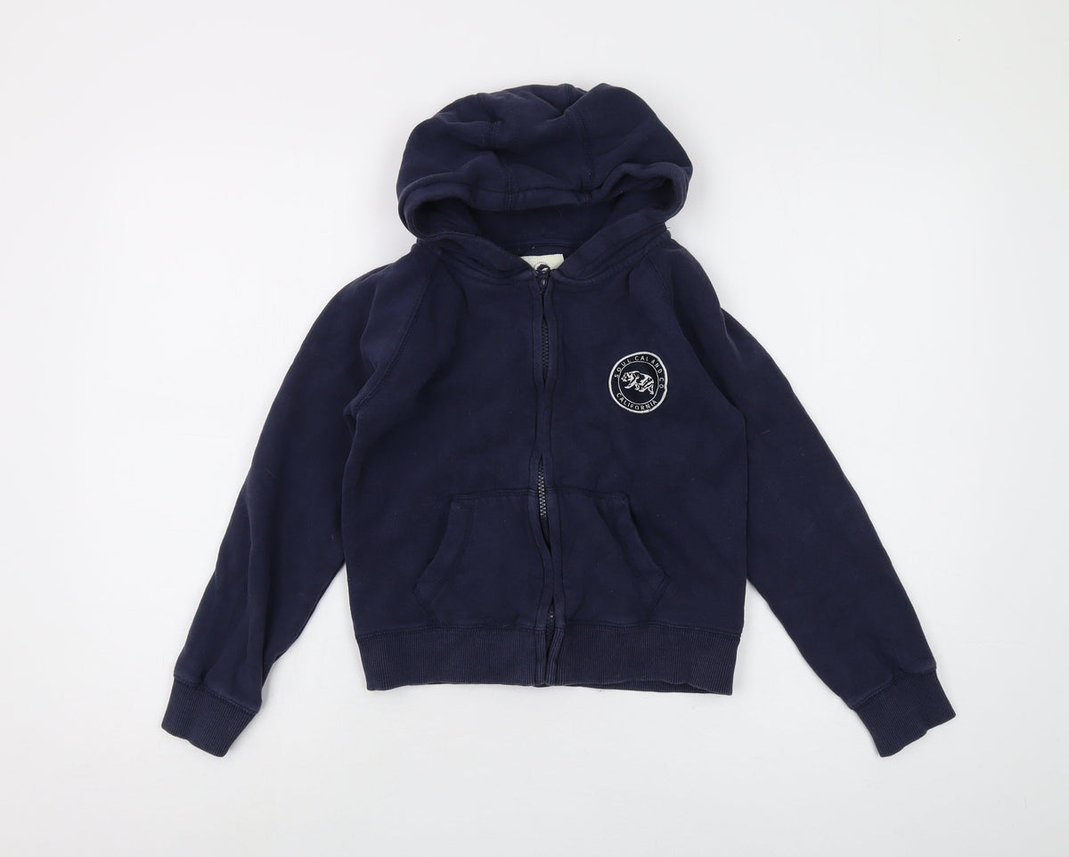 Additional front view of SoulCal boys’ blue full zip regular fit hoodie