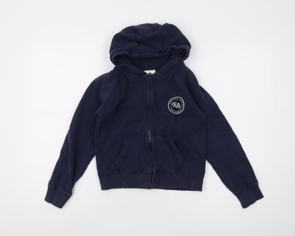 Additional front view of SoulCal boys’ blue full zip regular fit hoodie