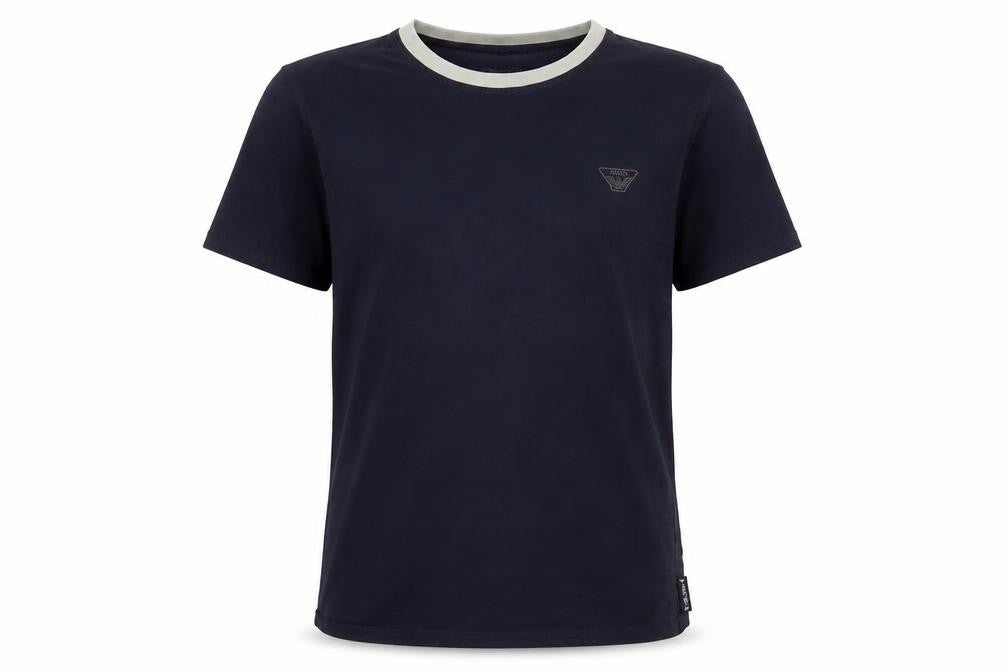 Armani Junior Boys Black T-Shirt Size 16 Years