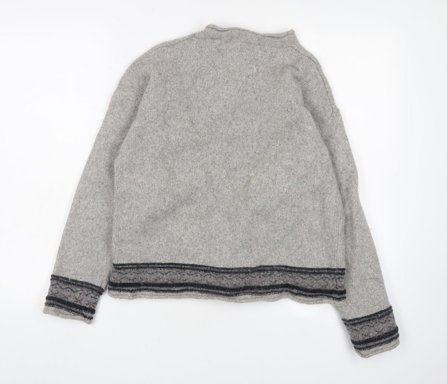 Wilke Rodriguez Grey Lambswool Pullover Jumper XL Unisex