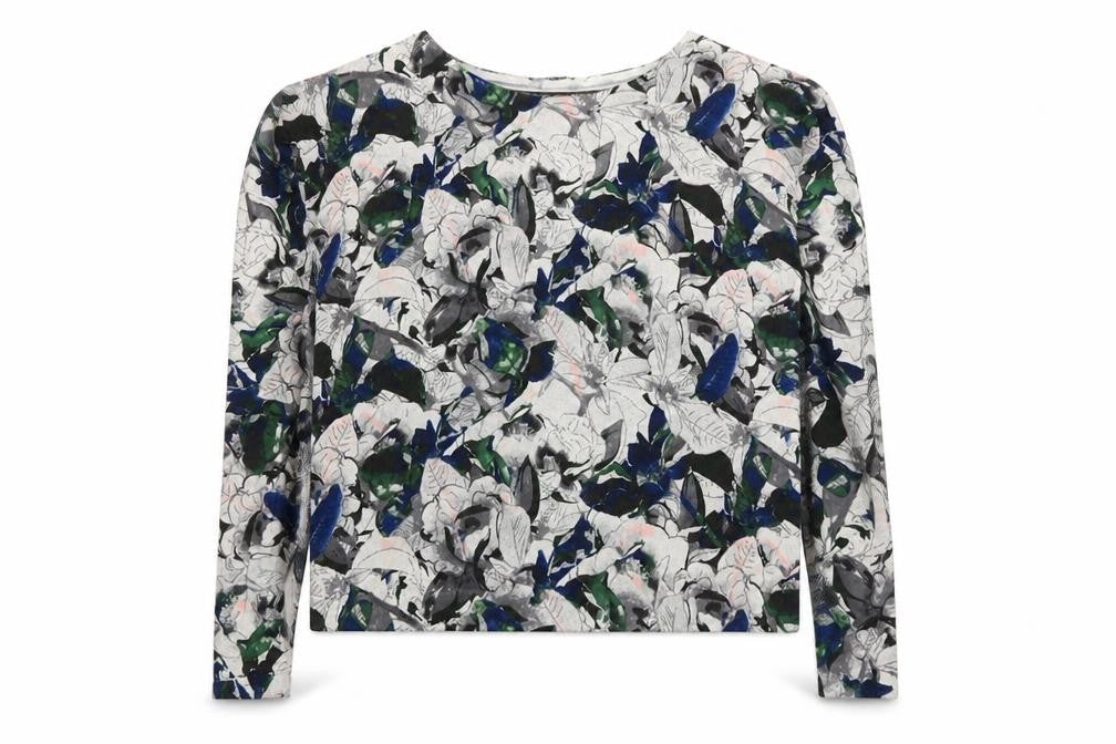 Warehouse Women's Multicoloured Floral Pullover Jumper Size 6