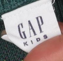 Gap Kids Girls Green Floral Pullover Jumper M Cotton
