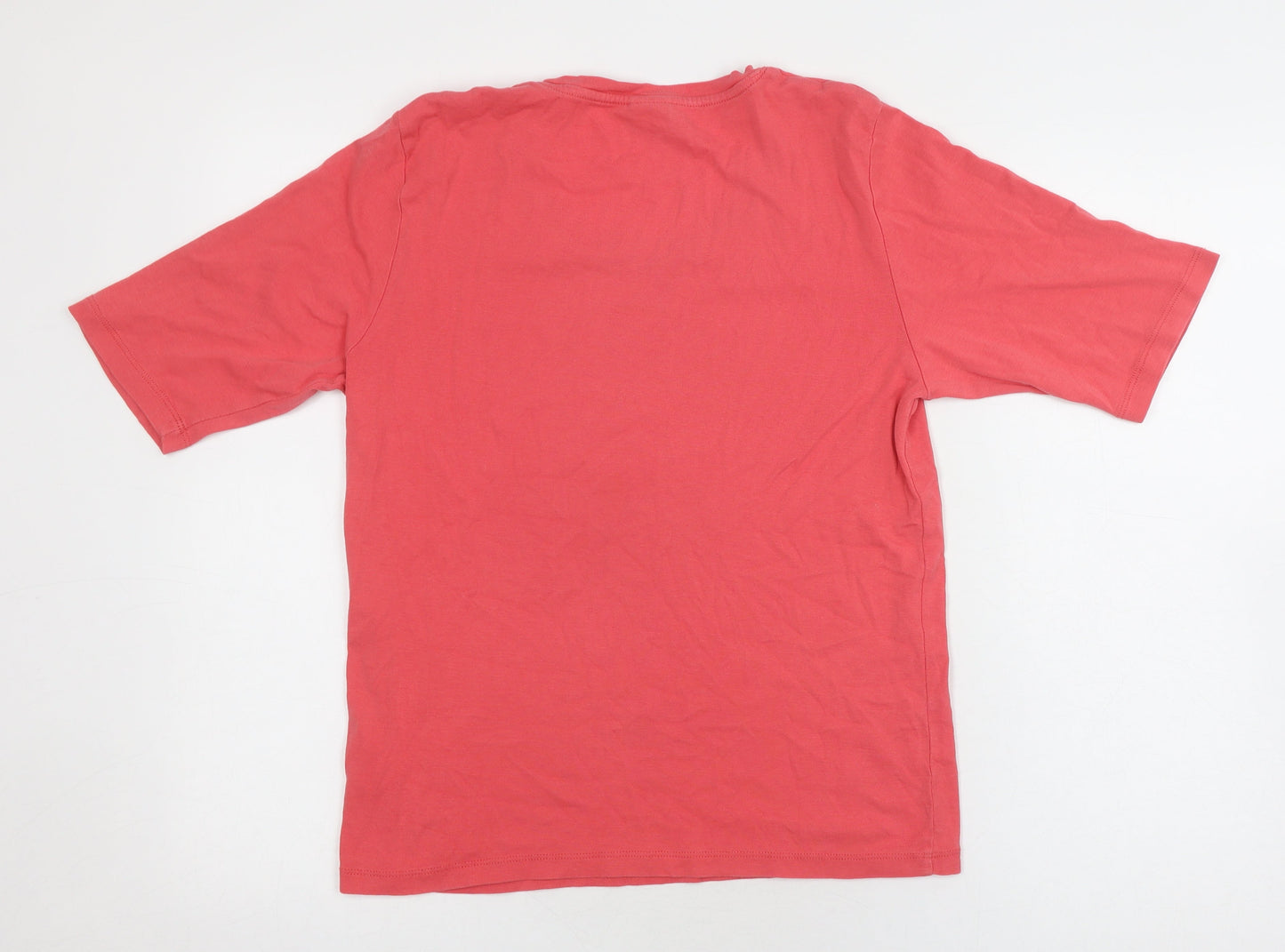 Cotton Traders Women's Red Basic T-Shirt Size 12