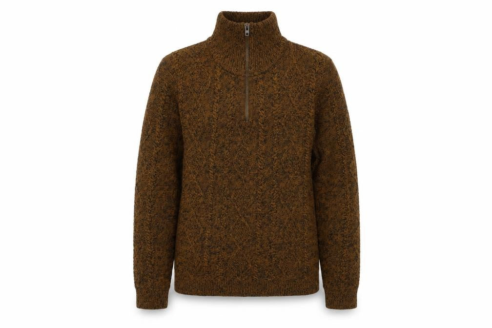 Tokyo Laundry Brown Cable-Knit Jumper M