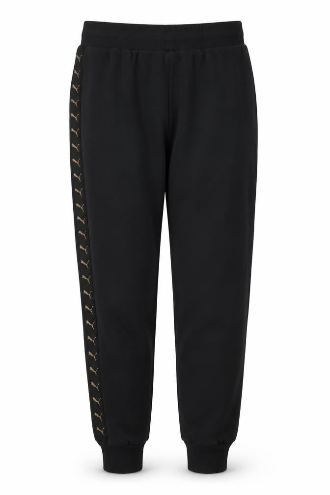 Front view of Puma Women's Black Jogger Trousers, size 12, - Gym Ready