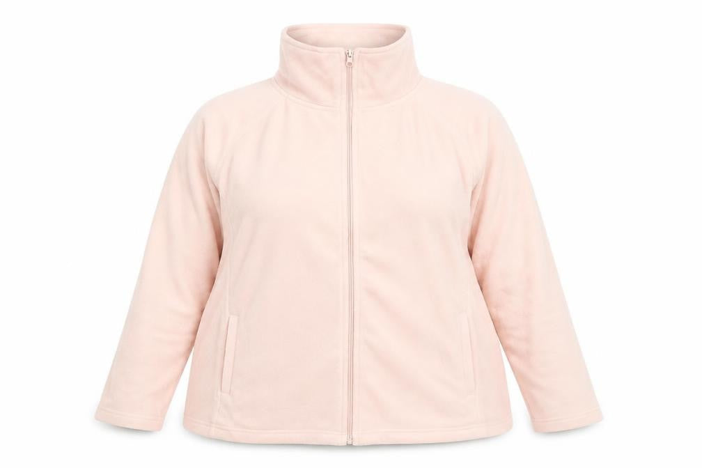 Intuition Women's Ivory Zip Sweatshirt Size 20