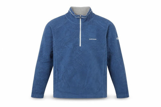Craghoppers Men's Blue 1/2 Zip Fleece Sweatshirt Size S