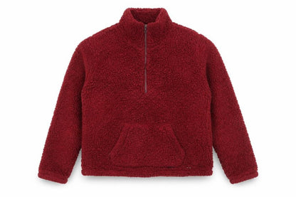 Hollister Women's Red Pullover Fleece Sweatshirt L