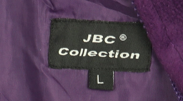 JBC Collection Women's Purple Full Zip Sweatshirt L