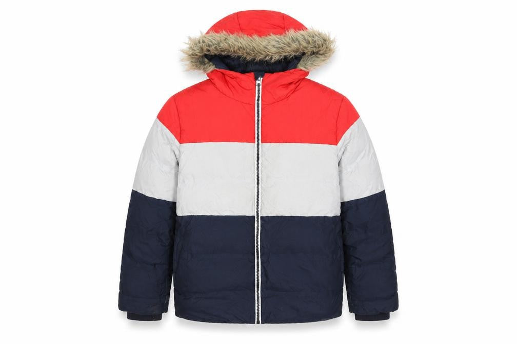 Next Boys Red Colourblock Puffer Jacket 12 Years