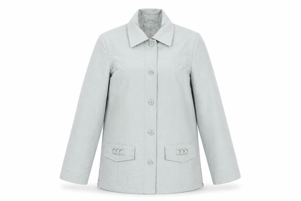 First Avenue Women’s Green Mid-Length Jacket, Size 10