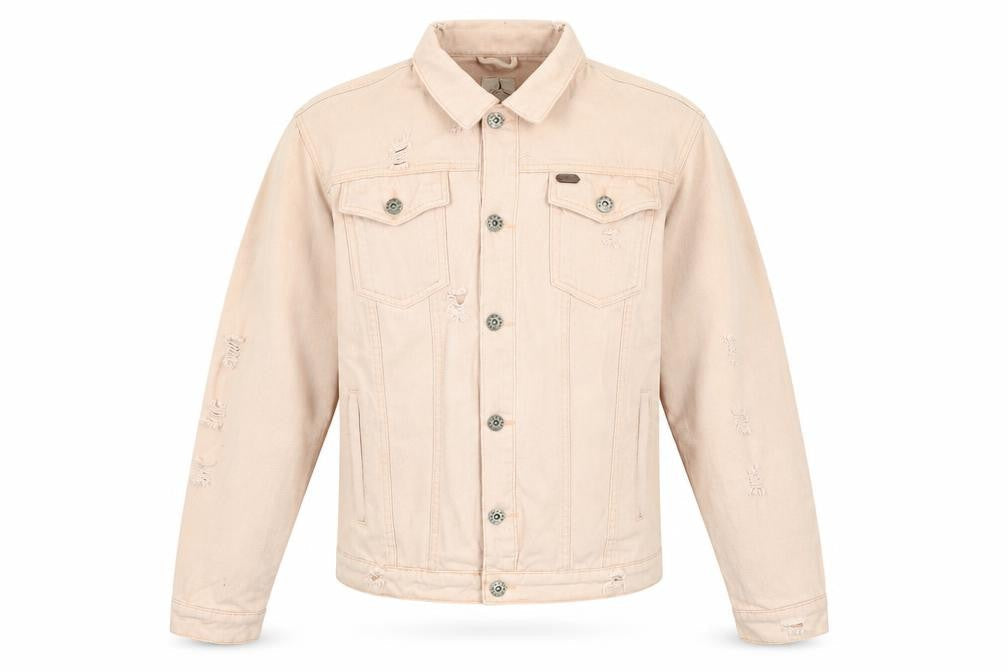 Soul Star Men's Pink Denim Jacket XL Casual