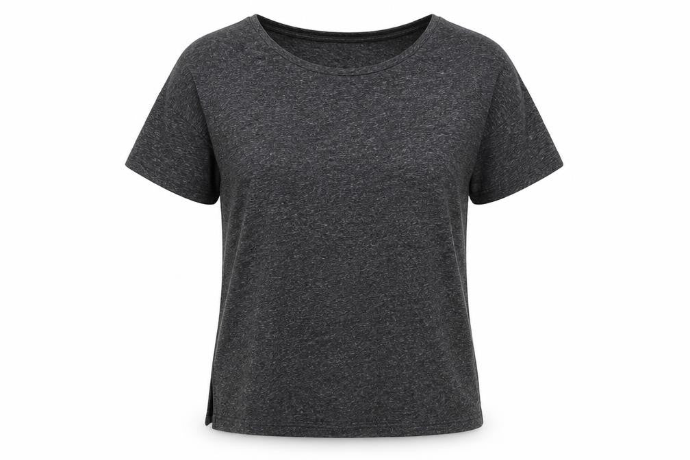 French Connection Women's Grey Basic T-Shirt S Casual