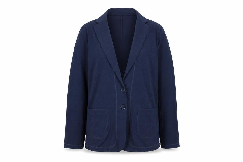 Sandwich Women's Blue Blazer - 2XL, Cotton Blend