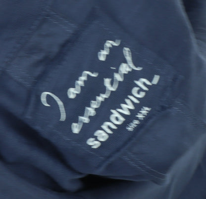 Sandwich Women's Blue Blazer - 2XL, Cotton Blend