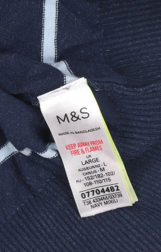 Marks and Spencer Women's Striped Jumper L Multicoloured
