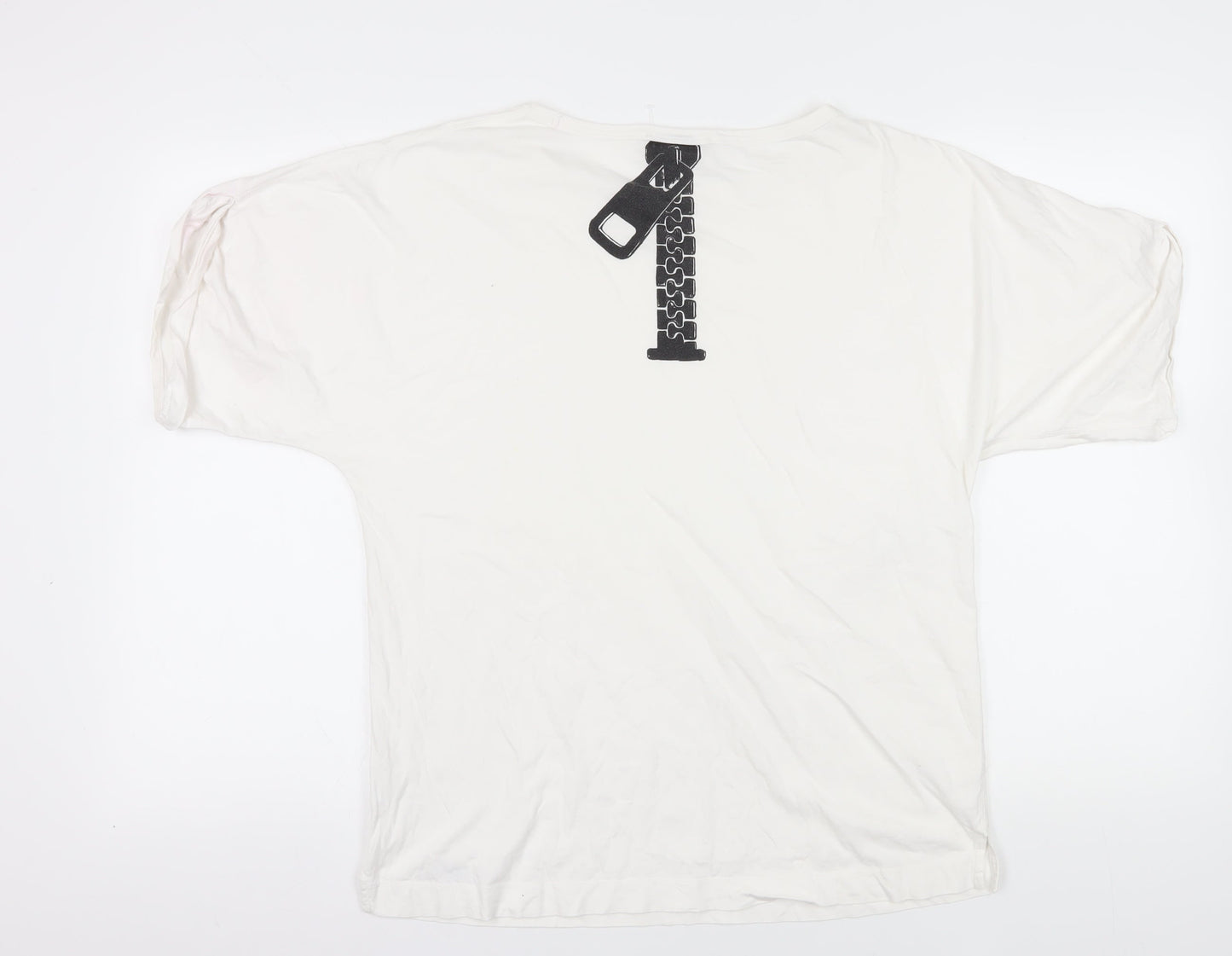 See by Chloé Women's White Basic T-Shirt Size 10