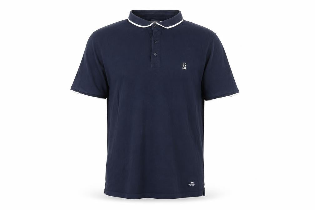 SoulCal Men's 2XL Navy Polo Shirt Short Sleeve