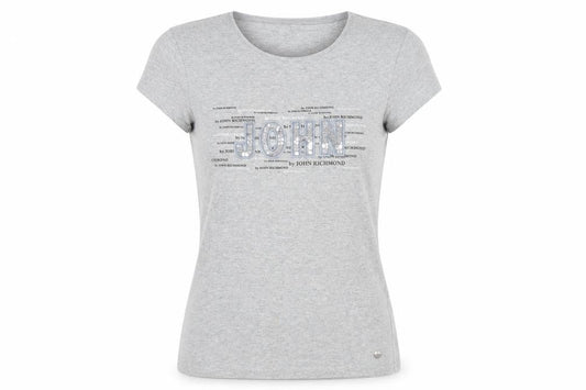 John Richmond Grey T-Shirt Women’s Size 12 Casual