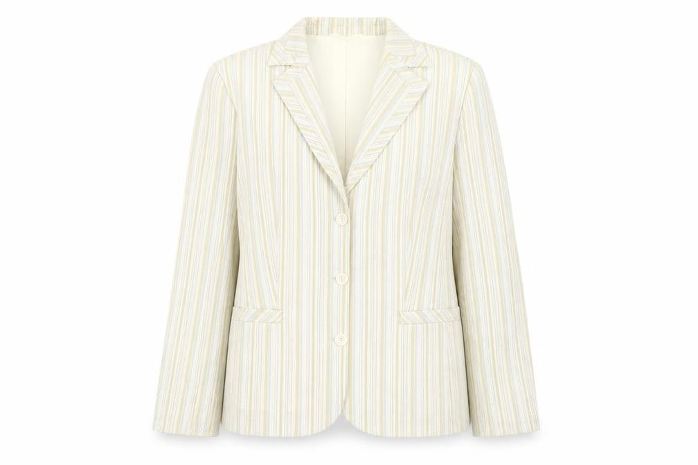 Gelco Women's Multicoloured Stripe Blazer Size 16