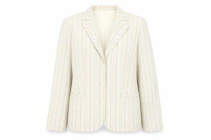 Gelco Women's Multicoloured Stripe Blazer Size 16