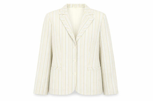 Gelco Women's Multicoloured Stripe Blazer Size 16