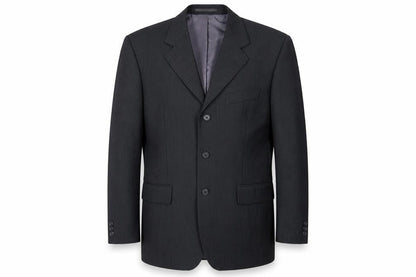 Genesis Men's Black Pinstripe Regular Fit Blazer Size 40R