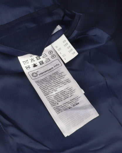 ESPRIT Womens Blue Suit Jacket, Regular Blazer Size 40