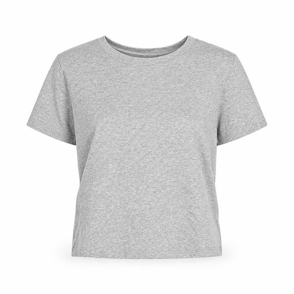 Hollister Women's Grey Basic T-Shirt M